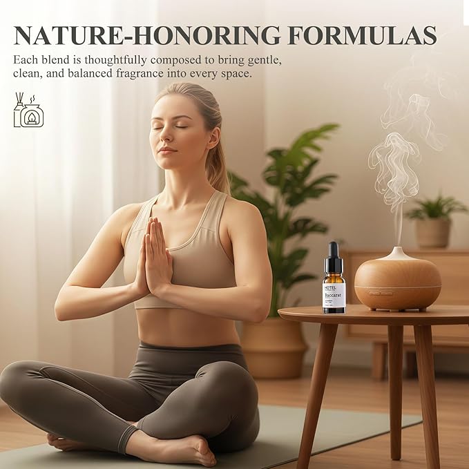 Hotel Essential Oils - Inspired by 5-Star Hotel Baccarat for Waterless Diffuser & Ultrasonic and Crafting for Ultrasonic and Crafting 0.34 Fl Oz (Pack of 1)