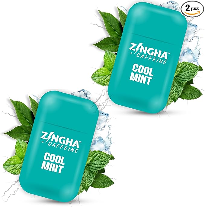 Z!NGHA Caffeinated Aromatherapy Nasal Inhaler Stick - Energy Nasal Stick with Peppermint & Eucalyptus Essential Oils - Natural Focus & Alertness Support, Sweet Surge