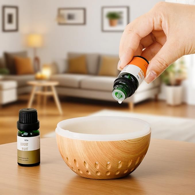 Hotel Fragrance Diffuser Oil Gift Set - Premium 6 x 10 ml, 0.34 fl oz, MitFlor Luxury Hotel Essential Oils Diffuser Scents - Inspired by the Hilton, Marriott, Shangri-La, Four Seasons, and W Hotel