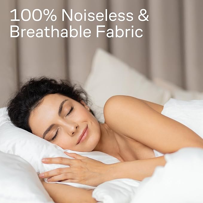 Ultra Soft Pillow Protectors with Zipper Standard Size - Set of 2 Breathable Pillow Covers - 100% Protection Against Stains, Dust & Dirt - Machine Washable (White)