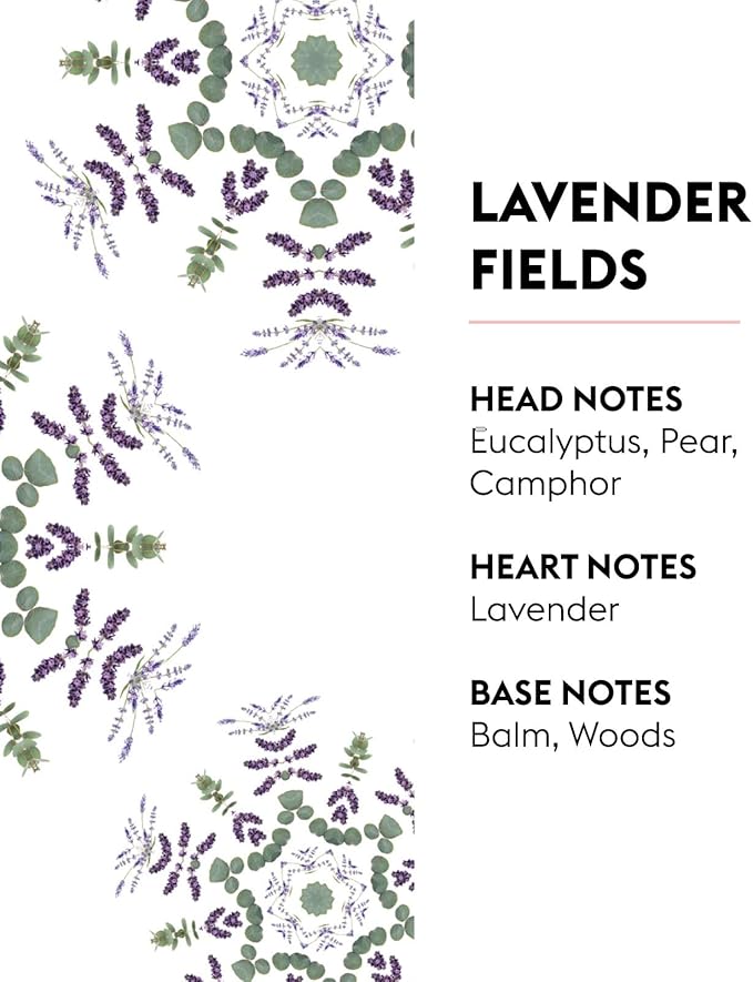 Maison Berger Lavender Fields Lampe Berger Refill, 500 ml (16.9 fl oz), 2-in-1 Catalytic System, Neutralizes Odors and Diffuses Fragrance, Lavender, Eucalyptus, Made in France
