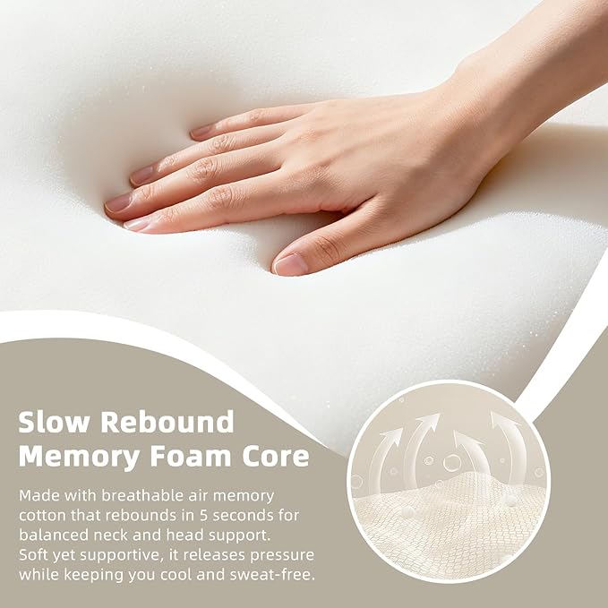 3-in-1 Neck Massager Pillow with Heat, Vibration and Cervical Traction, Ergonomic Neck Support Aid and Neck Support Pillow for Pain Relief, Deep Tissue Neck and Shoulder Massager