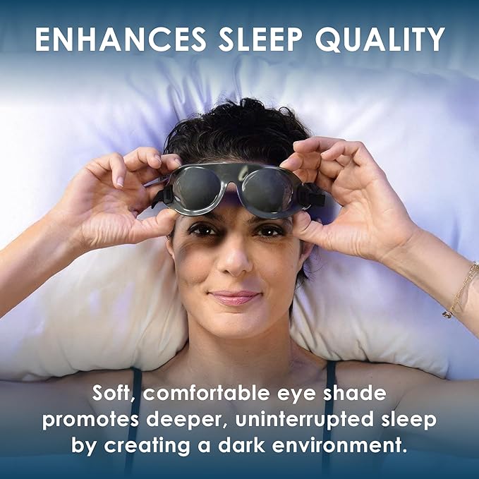 EyeEco Eyeseals 4.0 Sleep Mask – Charcoal – Moisturizing Eye Masks for Sleep, Keep Dry Air Out and Moisture in – Latex-Free Eye Mask Great for CPAP Users