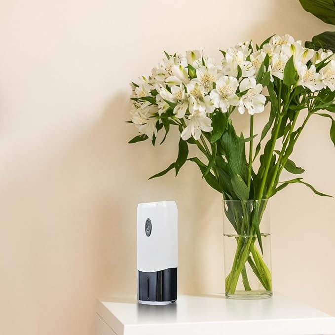 Ipetboom Automatic Aroma Diffuser for Home Use Household Aromatherapy Diffuser with Timer in Gray for Room Fragrance and Air Purification