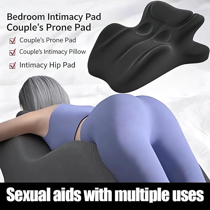 Multifunctional Pillow, Featuring Breathable Memory Foam Waist Support, Large Size with high Resilience, Provides Comprehensive Support (Grey)