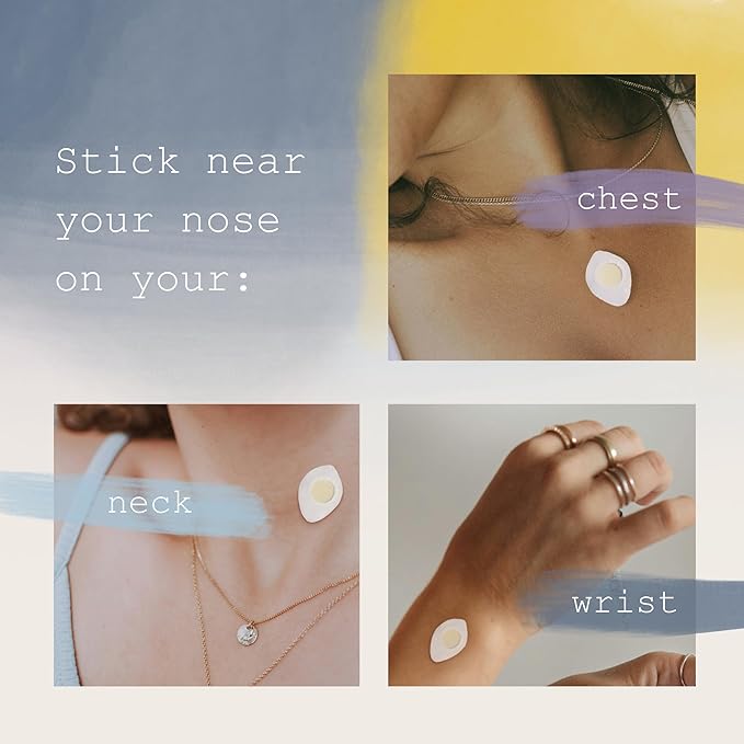 Be Well Kit | Pure Essential Oil Aromatherapy Inhalation Tabs | Wellness, Allay, Soothe and Sleep Patches | 8-Pack