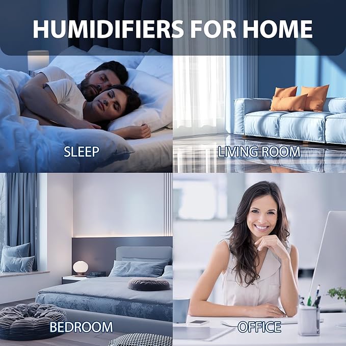 500 ML Diffuser for Home, Aroma Diffuser & 12 Essential Oils Set for Large Room, 14 Colour Changes, Timer and Auto-Off Function