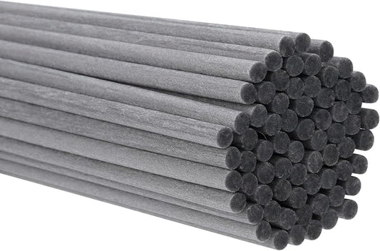 60Pcs Reed Diffuser Sticks-10inch Grey Diffuser Sticks-Fragrance Decor for Office and Home-Diffuser Oil Sticks Refill