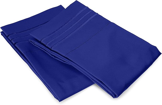 Elegant Comfort Premium Hotel Quality 2-Piece Pillowcase Set, Luxury & Softest 1500 Thread Count Egyptian Quality Bedding Pillowcases, Wrinkle and Fade Resistant