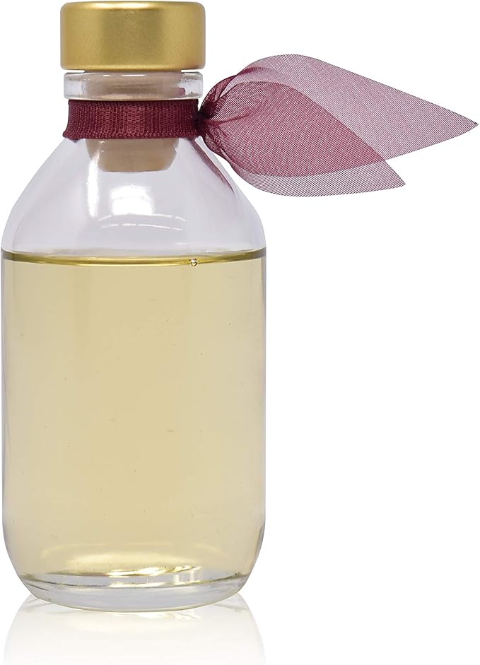 Reed Diffuser Set, Mahogany Teakwood Scented Oil Diffuser with Sticks, Home Fragrance Accessories for Bathroom Shelf Decor, Aroma Diffusers for Home or Office Fall Decor, USA Made