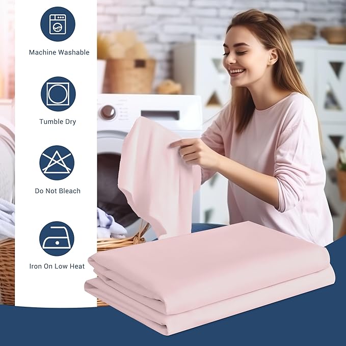 Pillowcases Standard 12 Pack, 20x26 Pillow Cases with Envelope Closure, Soft Plain Brushed Microfiber Covers Breathable Wrinkle-Resistant, Pink