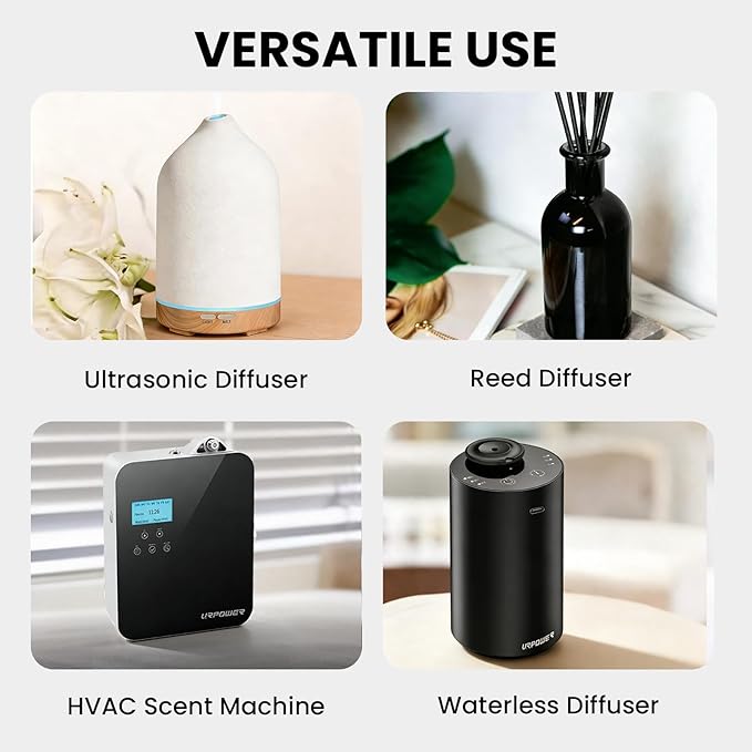 URPOWER 100ml Hotel Collection Diffuser Oil Inspired by The Ritz-Carlton Hotel Scent – Fruity Floral Amber Fragrance Oil, Diffuser Essential Oil for Ultrasonic and Waterless Diffusers