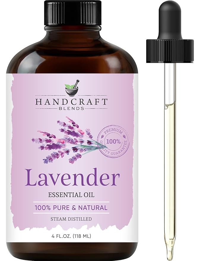 Handcraft Blends Peppermint, Eucalyptus, Lavender Essential Oil Set - 4 Fl. Oz, 100% Pure and Natural, Therapeutic Grade with Premium Glass Dropper