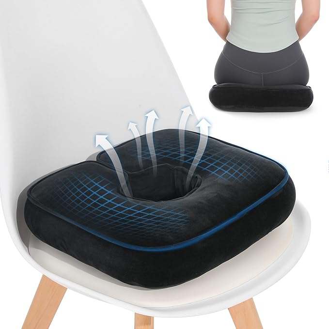 wefaner Donut Pillow Tailbone Pain Relief Bed Sore Pillow,Hemorrhoid Pillow,Butt Donut Cushion for Hemorrhoids,After Surgery,Pregnancy, Pressure Sores.