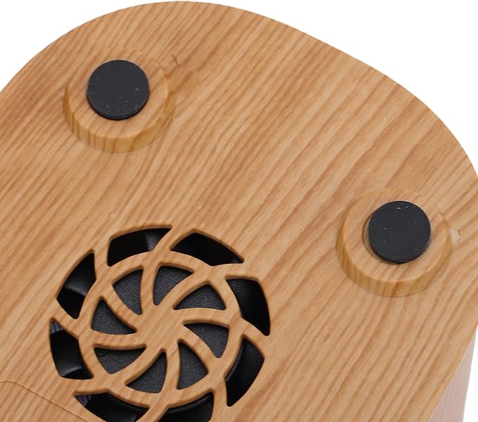 Cosiki Essential Oil Diffuser, 220ml Ultrasonic Aromatherapy Diffuser, Quiet Operation with 7 Colors Light, Ideal for Home, Office & Bedroom (Light Wood Grain)