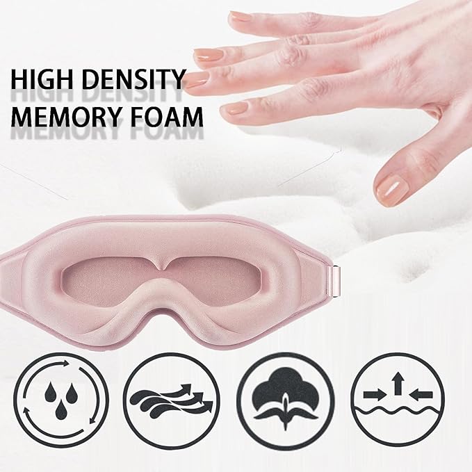 Eye Mask for Lash Extensions, Sleep Mask for Lash Extensions for Women,Lash Extension Sleep Mask for Travel Yoga Nap, 100% Blackout 3D Eye Mask for Sleeping