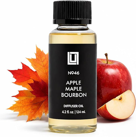 Aroma by Lulu - Apple Maple Bourbon - Luxury Fragrance Oil for Waterless Cold Air Diffusers - Aromatherapy Fragrance Oil Blend for The Home or Office