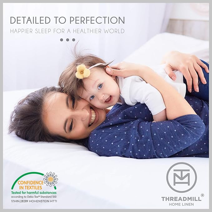 Threadmill Pillow Cases Standard Size | 800 Thread Count Sateen Weave | 100% Cotton 2 Piece Solid Pillow Covers | Extra Long Staple Cotton | Hotel Quality Dark Grey Pillow Cases