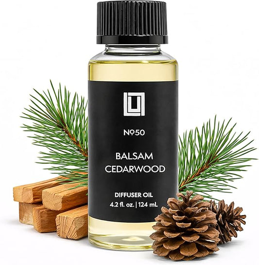 Aroma by Lulu - Luxury Fragrance Oil for Waterless Cold Air Diffusers - Aromatherapy Fragrance Oil Blend for The Home or Office (Balsam & Cedarwood)