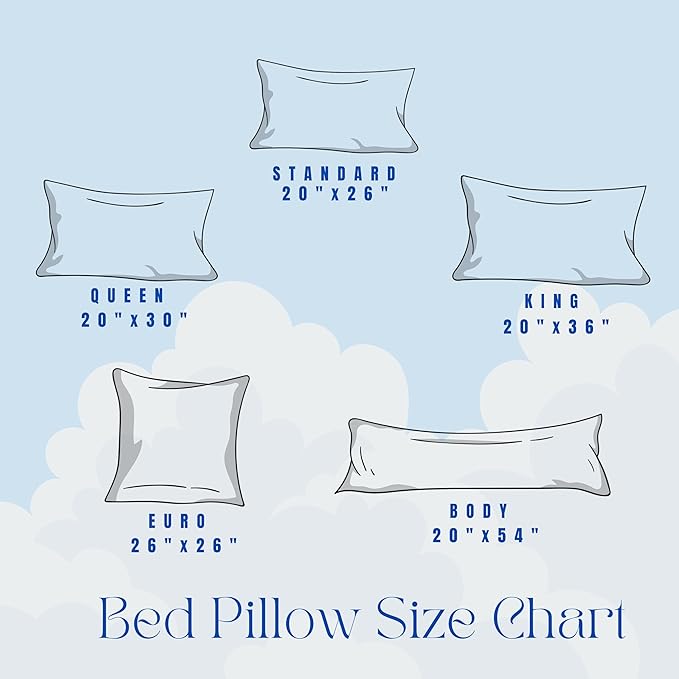 Down Alternative Bed Pillow (Standard, Pack of 2), Medium Support Gusseted Hotel Quality for Side, Back, Stomach SleeperHotel Quality for Side, Back, Stomach Sleeper