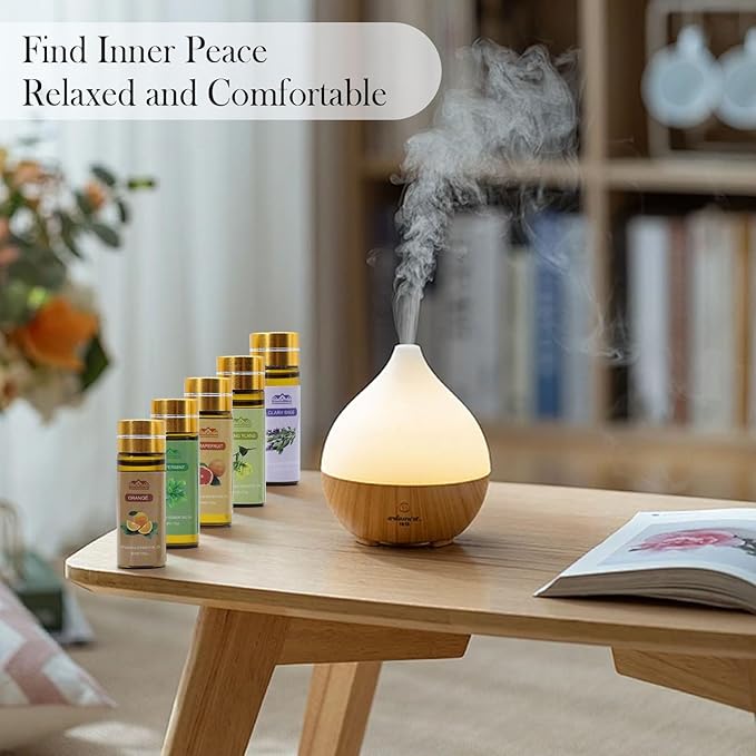 Fragrance Essential Oils Set with Gift Card,20 pcs Variety Pack Aromatherapy Oils for Diffusers for Home, Skin, Candle & Soap Making-Tea Tree, Lavender, Peppermint, Rose Gift for Friend Mother's Day