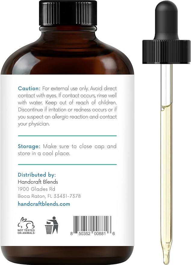 Handcraft Blends Spearmint Essential Oil – Huge 4 Fl Oz – 100% Pure and Natural – Premium Grade Essential Oil for Diffuser and Aromatherapy, Skin, Massage, Candle and Soap Making Fragrance