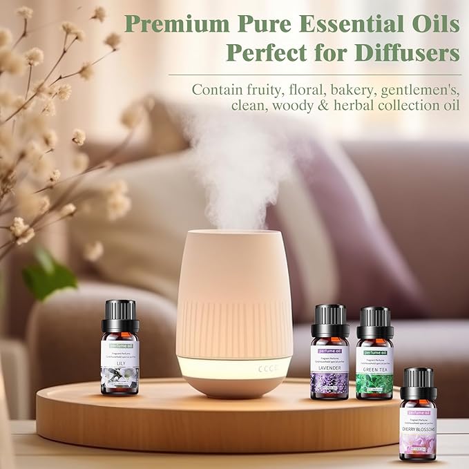 84 Pcs Essential Oil Set for Diffuser 10ml Each Fragrance Oil for Candle Making, Soap Making, Aromatherapy, Humidifiers (Classic)