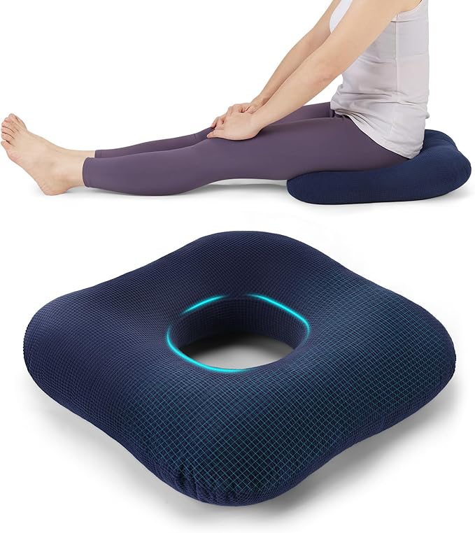 Donut Pillow Tailbone Pain Relief Cushion Bed Sores, Bed Sore Cushions for Butt, Positioning Pillow, Anti-Decubitus Pad for Hemorrhoids, After Surgery