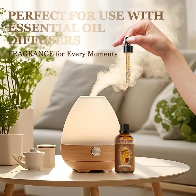 Sweet Orange Essential Oil 100ML - 100% Pure and Natural Therapeutic Grade Oils for Aromatherapy Diffuser - 3.4 Fl Oz/Sweet Orange