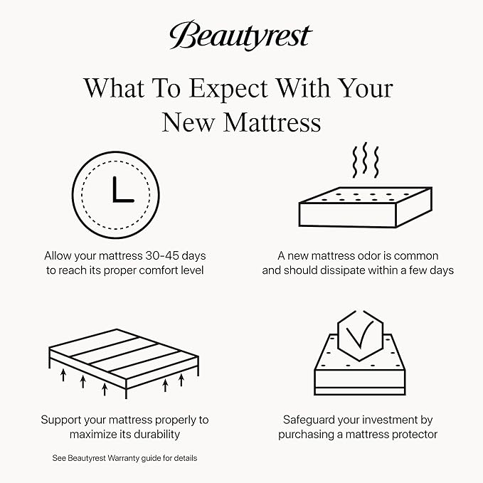 Beautyrest Black Series One 14" Plush Twin XL Mattress - Breathable, Cooling, and Supportive - CertiPUR-US Certified, 100-Night Sleep Trial, and 10-Year Limited Warranty