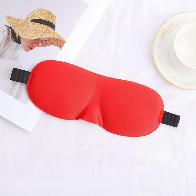Soft Ergonomic Eye Cover Lightproof Knits Portable for & Sensitive Skin Comfort Breathable Eye