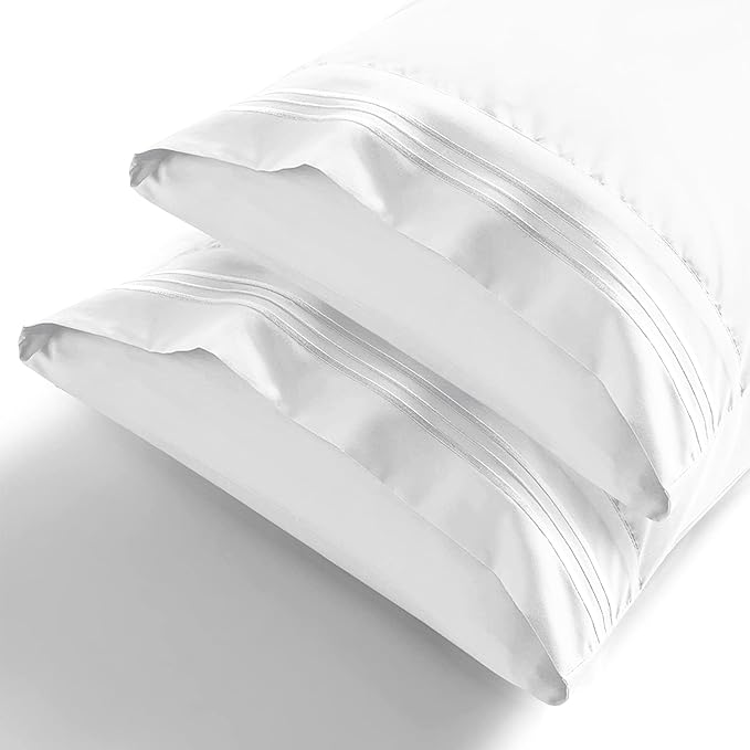 Elegant Comfort Premium Hotel Quality 2-Piece Pillowcase Set, Luxury & Softest 1500 Thread Count Egyptian Quality Bedding Pillowcases, Wrinkle and Fade Resistant