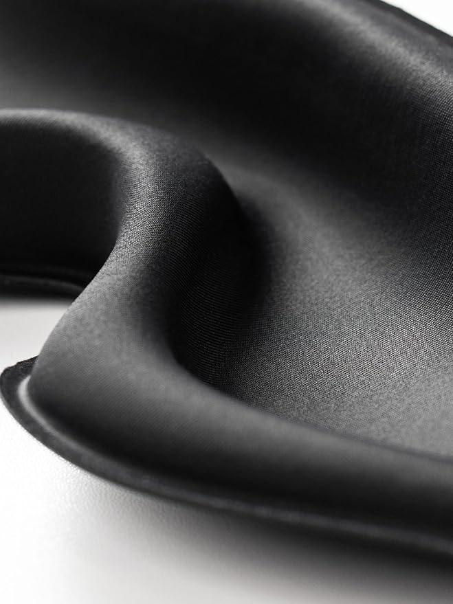 MYTREX 3D Contoured Sleep Mask for Side Sleepers, 100% Light Blocking Eye Mask for Sleeping, Soft Breathable Blackout Blindfold with Adjustable Strap for Travel, Nap, Night Shift & Insomnia Relief
