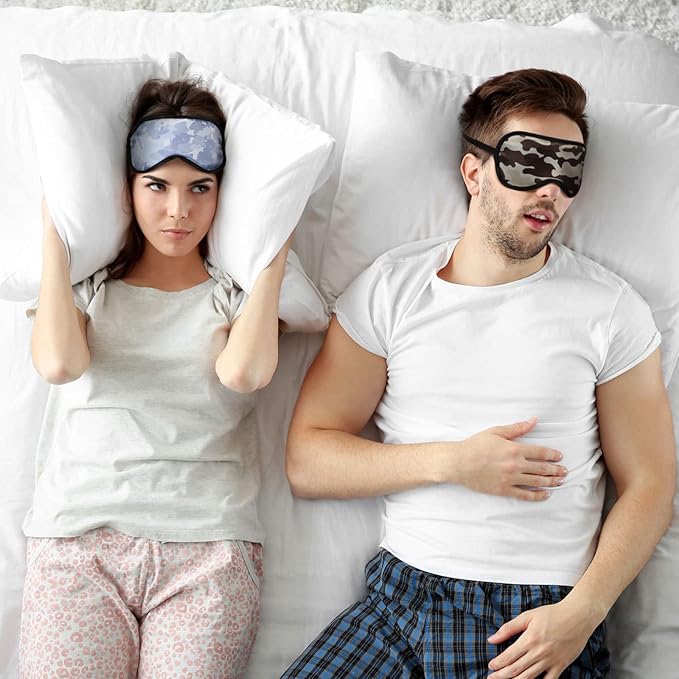 JenPen 6 Pieces Boys Sleep Mask Soft Sleeping Satin Eye Mask Comfortable Satin Material with Elastic Straps for Blocking Light for Men Women, 6 Styles