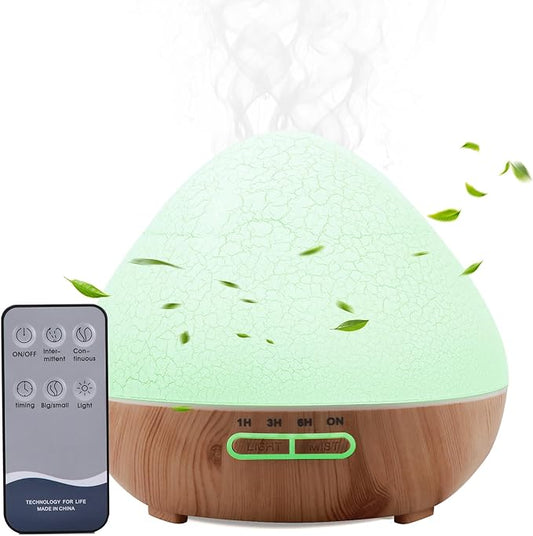 500ml Humidifiers for Bedroom, Easy to Fill & Clean，Quiet Cool Mist Air Humidifier for Home，Auto Shut-Off for Safety