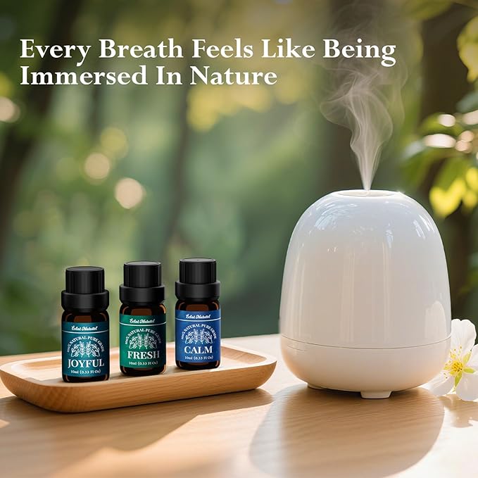 Essential Oils Blended, Essential Oil Set for Diffusers for Home Candle & Soap Making, Oils for Aromatherapy & Humidifiers, 6 x 10ml