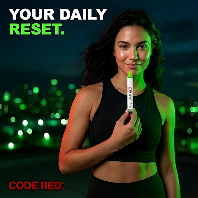 Code Red V-Aid Mullein Mint Herbal Diffuser 10-Pack Set - Original Detox Blend Sticks with Mullein, Thyme & Cool Mint - Plant-Based, Pocket-Sized Reset Ritual - U.S. Lab Tested - 10 Count
