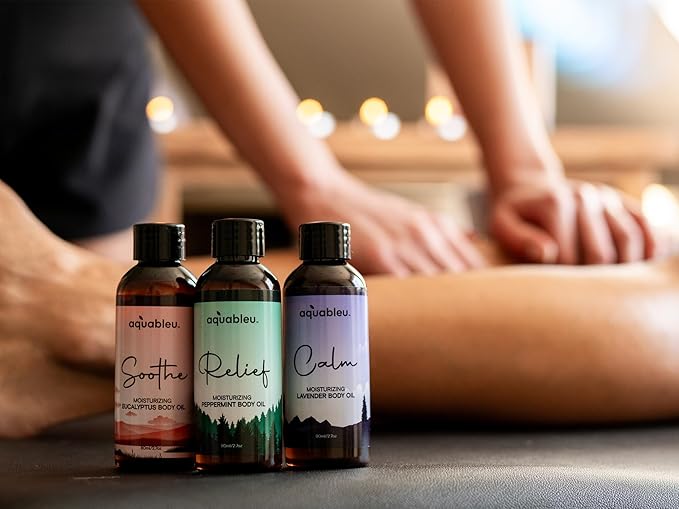 Essential Massage Oil Gift Set for Women – Relaxing Aromatherapy Spa Kit, Natural Body Oils for Stress Relief & Skin Nourishment – Perfect Mother’s Day Gift for Mom, Wife, Her