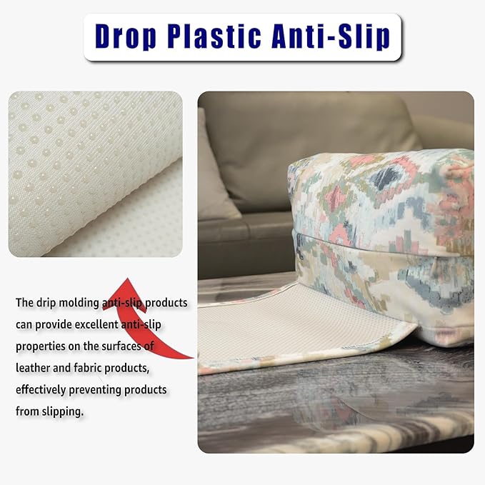 Non-Slip Head Pillow for Recliners - Neck Support Cushion with Velvet Cover for Pain Relief at Home, Office and Travel (Boho)