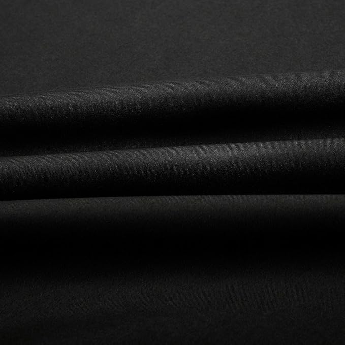 Sfoothome Full Sheets Set - Black Hotel Luxury 4-Piece Bed Set, Extra Deep Pocket, 1800 Series Bedding Set, Wrinkle & Fade Resistant, Sheet & Pillow Case Set (Full, Black)