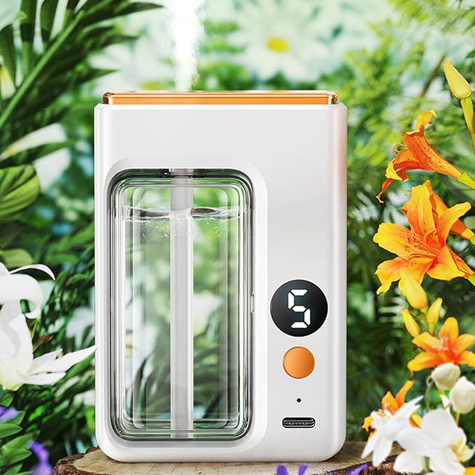 Automatic Aromatherapy Diffuser, Wall Mounted Standing Automatic Perfume Dispenser with Dual Use Automatic Fragrance Dispenser for Bathroom and Living Room