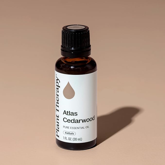 Plant Therapy Atlas Cedarwood Essential Oil 30 mL (1 oz) 100% Pure, Undiluted, Therapeutic Grade