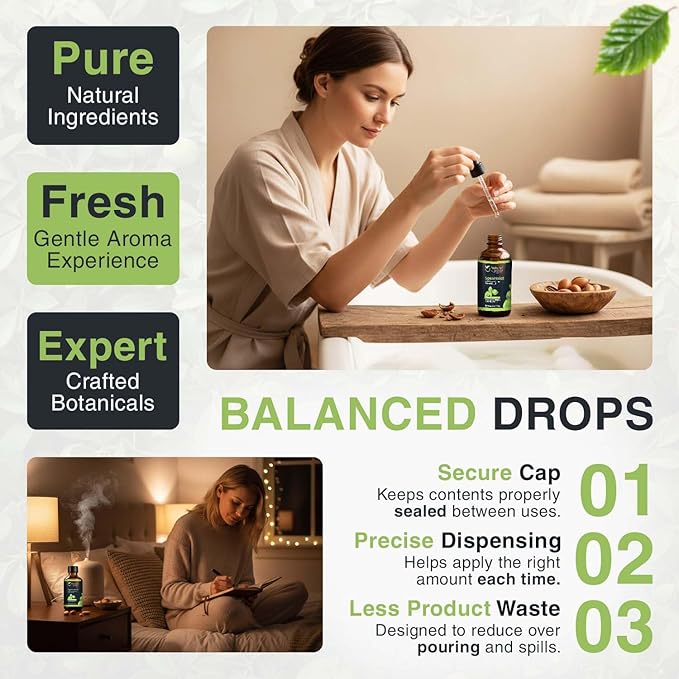 Spearmint Essential Oil for Diffusers | Natural Aroma Oil for Home Fragrance, Humidifier & DIY Candle Making, Long Lasting Scent for Office, Bedroom & Soothing Scent 4 Fl Oz (120 mL)