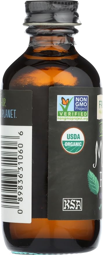 Frontier Co-op Organic Mint Flavor, 2 fl oz. - For Baking and Culinary Use