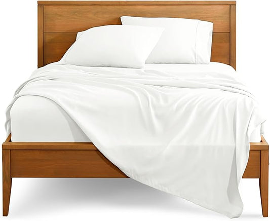 Bare Home Full Sheet Set - 1800 Ultra-Soft Microfiber Full Bed Sheets - Double Brushed - Deep Pockets - Easy Fit - 4 Piece Set - Bedding Sheets & Pillowcases (Full, Cream)