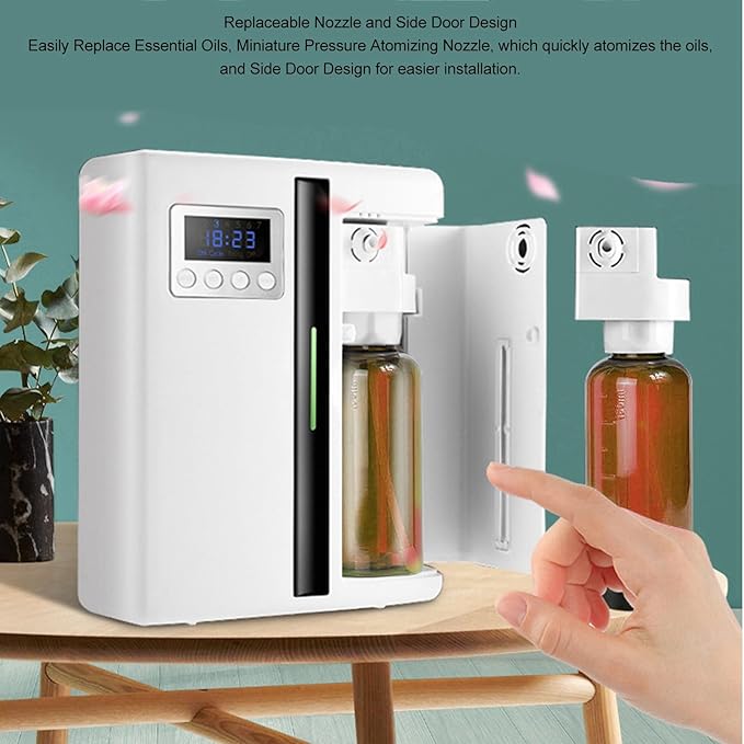 Smart Air Machine ABS Diffuser Low Noise White 160ml Capacity Plugin Smart Sensor Design for Home (US Plug 100‑240v)