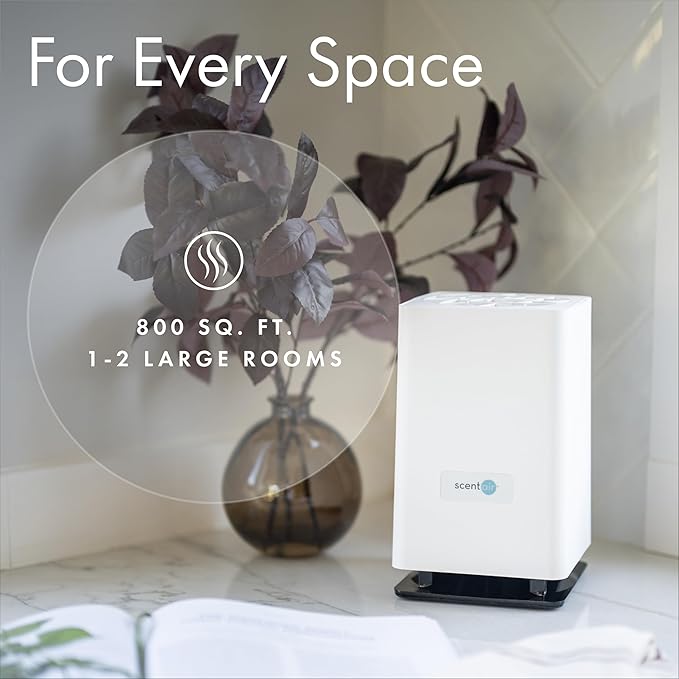 ScentAir Whisper Home Monthly Plug-in Refill, Fragrance Cartridge for Home and Office, White Tea & Fig