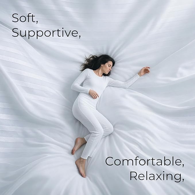 Phantoscope Synthetic Down Pillow Insert - 18x18 Down Alternative, Ultra Soft Large Square Throw Pillow with 100% Cotton for Couch Sham, Bed Sleeping (White, Set of 1)