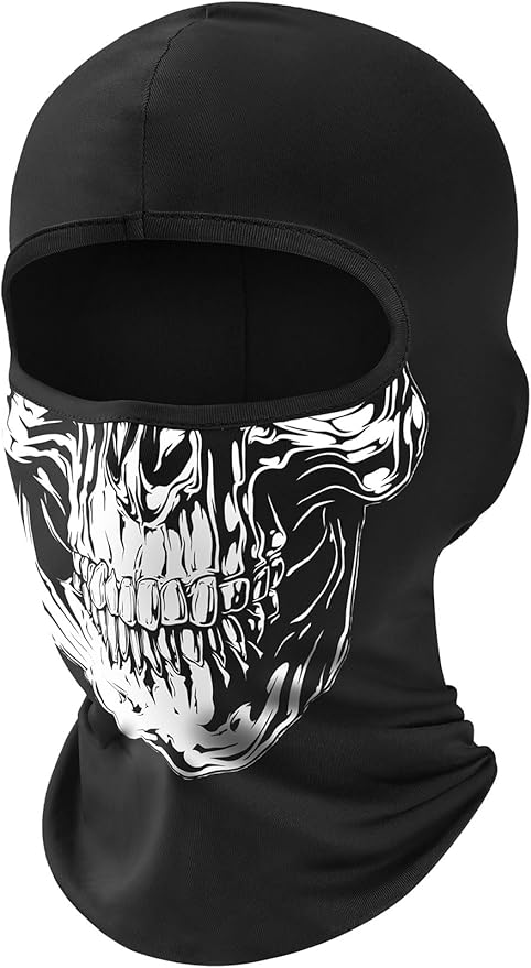Fuinloth Balaclava Ski Mask, Motorcycle Summer Thin Cooling UV Protection Neck Gaiter for Men/Women