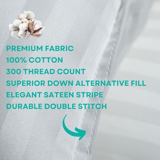 Toddler Pillow 2x–Certified Hypoallergenic Award Winning Baby Pillow (no pillowcase needed) 300TC pure Cotton Shell and Down Alternative fill. Toddler Bedding by Kinder Fluff- Kids pillow 4+ year old